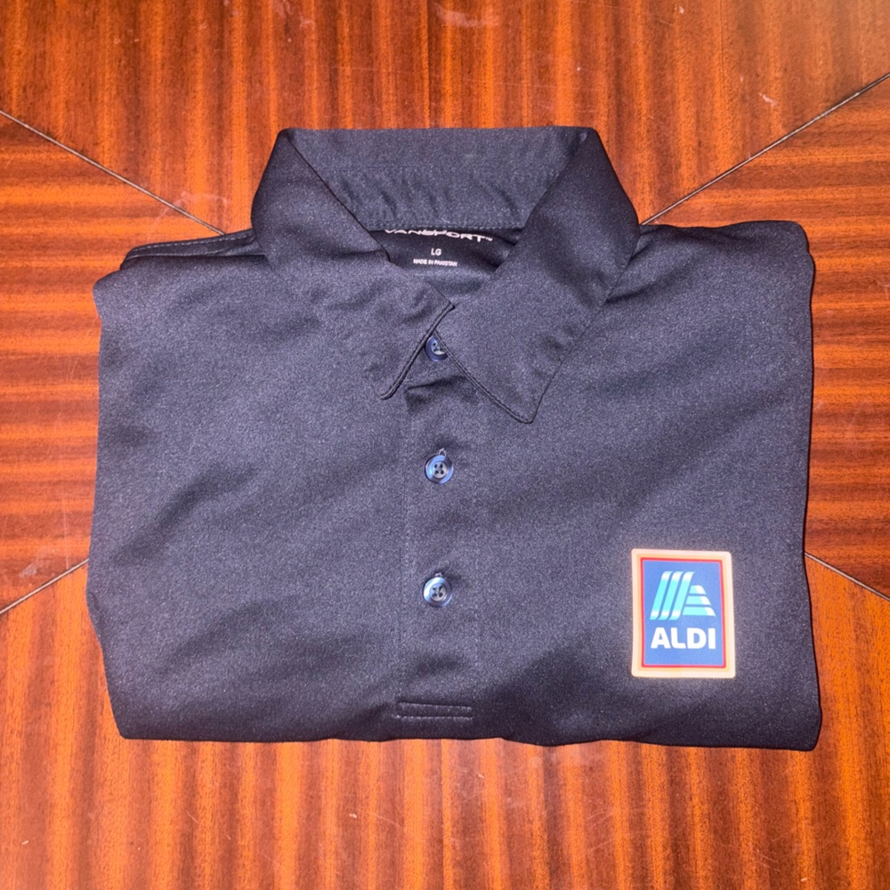 LG ALDI Workplace Vansport Navy Blue Shirt